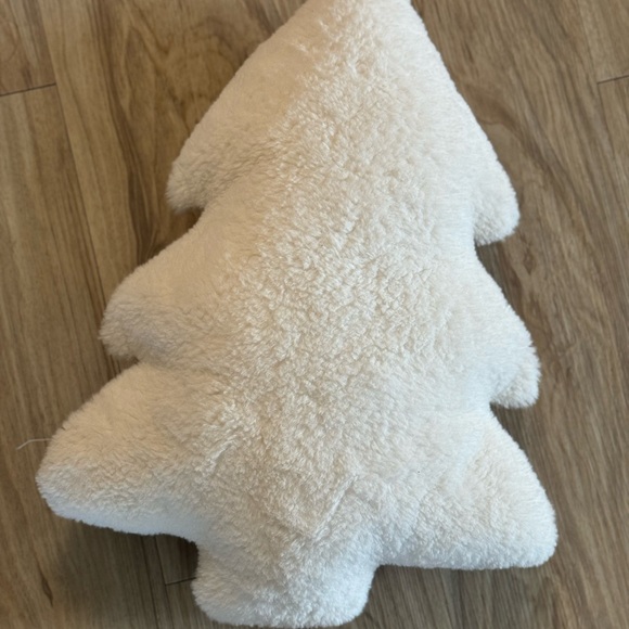 Let it Snow Plaid Christmas Tree Pillow - Picture 2 of 2